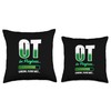 Occupational Therapy Funny OT Sweet Motif Progress-OT Therapist Assistant Throw