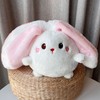 Animal Plush Doll Adorable Soft Reversible Persimmon Plush Toy Pillow