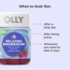 OLLY Relaxing Magnesium Gummies, Supports Muscle Relaxation,* Magnesium Citrate, Raspberry