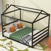Harper & Bright Designs Metal House Shape Platform Bed Frame