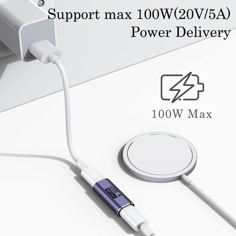 AuviPal USB C Coupler (2 Pack), USB Type C Female