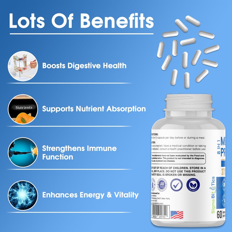 Probiotics for Men - 150 Billion CFU Acidophilus Capsules with