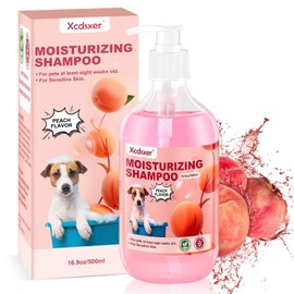 Pet Shampoo Soothe Sensitive Skin, Grooming Shampoo for Dogs and Cats, Pet Friendly Formula Deodorizing Dog Shampoo- Pet Supplies by Xcdsxer (17 Oz)