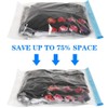 iDopick 8 Pack Compression Bags for Travel,Cream Roll Up Space
