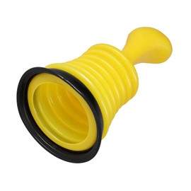 Garosa Desagüe de Inodoro Émbolo para Fregadero Y Desagüe Herramienta de Dragado de Tubería de Alcantarillado Manual Antibloqueo para Baños Cocinas Fregaderos Baños Duchas Amarillo