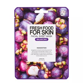 FARMSKIN FARM SKIN  FRESHFOOD FOR SKIN FACIAL SHEET MASK (MANGOSTEEN)  5 pcs