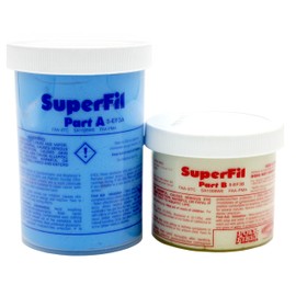 Wicks Aircraft Superfil Epoxy Filler, 1 Qt Kit, 2:1 Epoxy Based Filler, Light Blue, High Strength-to-Weight Ratio, Wood, Plastic, Metal, Fiberglass
