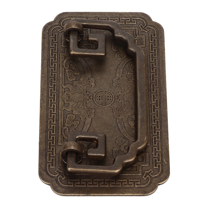 Antique Drawer Handle Tetragonal Bat Handle Antique Chinese Retro Style