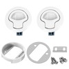 2 Pack Boat Slam Latch 2" Zinc Alloy RV Flush