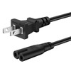 2 Prong AC Power Cord Compatible with JBL PartyBox 100