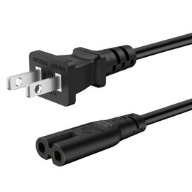 2 Prong AC Power Cord Compatible with JBL PartyBox 100 110 120 200 300 310 320 710 1000, On-The-Go Speaker, Onn Party Speaker, 5ft Replacement Charging Cable