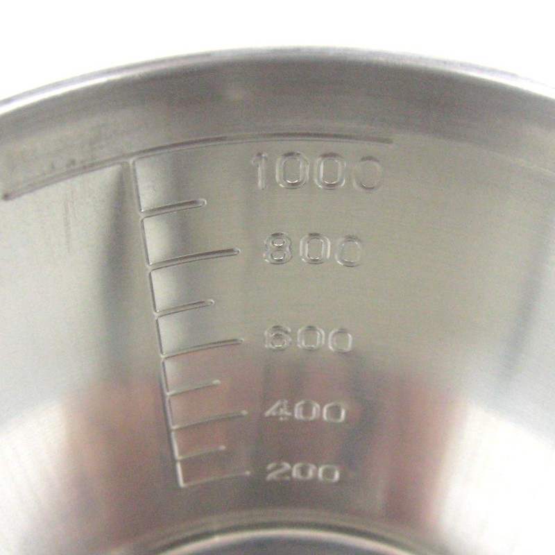 Nagao 801000 Tsubamesanjo Measuring Cup, 33.8 fl oz (1,000 ml),
