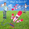 COSOOS Rocket Launcher for Kids, 12 Foam Rockets Toy &