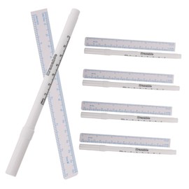 minkissy Microblading Positioning Pen Ruler Eyebrow Stencils for Accurate Brows Shaping Temporary Tattoo Pen Makeup Tools