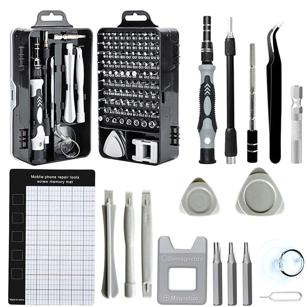 122 In 1 Precision Screwdriver Set, Chromium Vanadium Steel Professional