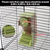 Bird Feeder No Mess 2PCS Automatic Clear Bird Seed Food