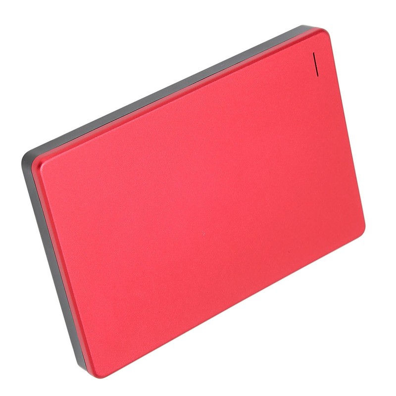 2.5in Red External HDD 6Gbps Transmission Portable External HDD Aluminum