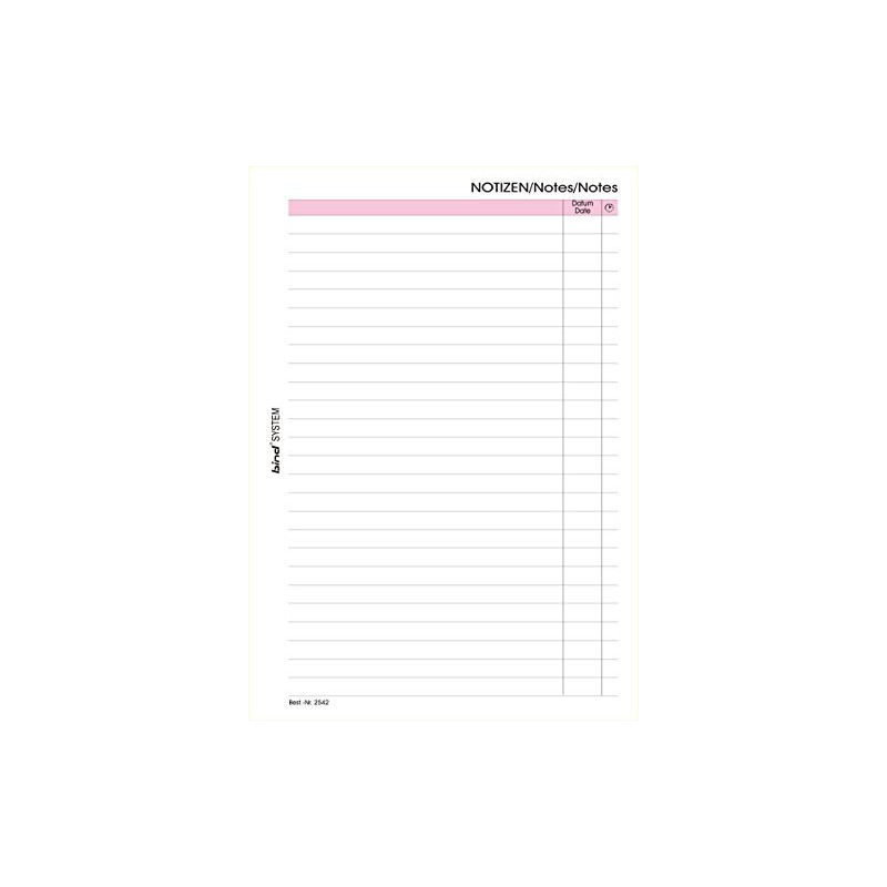 bind System Insert Notes A5 Diary Insert Additional Replacement Insert