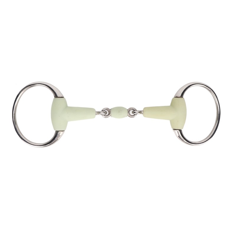 Stainless Steel Horse Bit Apple Flavor Rubber Wrapped Horse Mouth