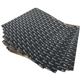 Rockville RockMat 50-20 Sound Deadening Mat, 2mm (80 MIL) Butyl Rubber, 50 Sq Ft (20 Sheets), Reduces Road Noise & Rattle, Heat & Water Resistant, Ideal for Cars, Trucks, Boats & Home Studios