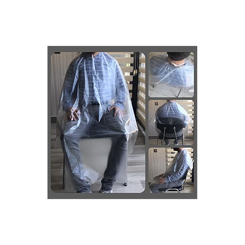 Enki Professional Disposable Gown/Apron/Large Cape for Salons, Hairdressers & Barbers