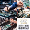 660 Pcs M2 Screws Set, Countersunk Bolts and Nuts Set,
