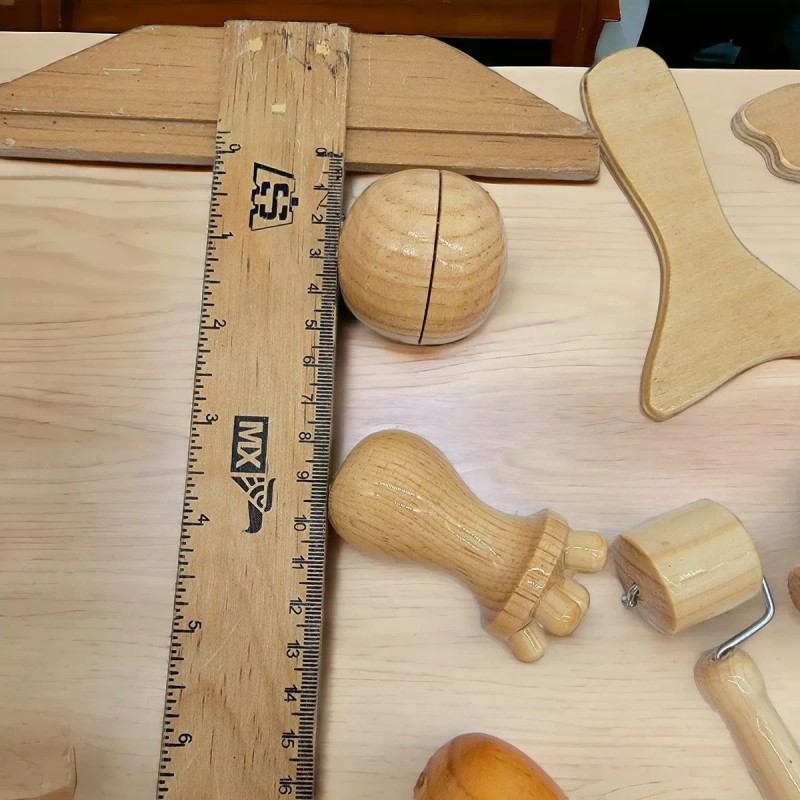 Singex Set 8 Masajeadores Maderoterapia Facial Cuello Papada