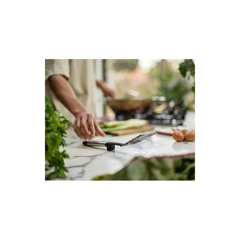 Joseph Joseph Elevate Silicone Slotted Turner with Integrated Tool Rest,