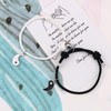 free-space Best Friend Magnetic Bracelets for 2 Matching Yin Yang