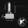 WinPower D3S HID Headlight Bulbs, 6000K 35W Xenon Replacement Lights,