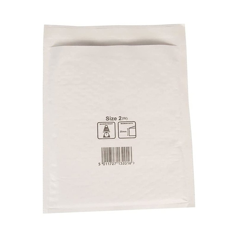Jiffy AirKraft white bubble lined padded bag, size 00 with