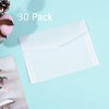 30 Pack Translucent Envelopes 5x7 Clear Invitation Envelopes Translucent Vellum