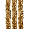 Robelli Thick Luxury MATTE Christmas Tree Tinsel Decoration (Gold -