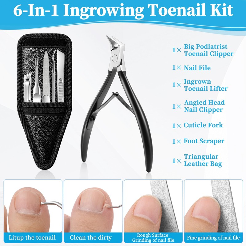 VOCOSTE Toenail Clippers for Thick Toenails Nail Clippers for Seniors