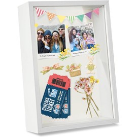 Shadow Box Frame, 22 x 31 cm Box Frames for Crafts 3D Deep, Wooden Deep Picture Frames Box Display, Deep Box Frame for Crafts, Anniversary, Wedding, Graduation, and Desktop