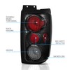AmeriLite Black Smoke Replacement Brake Tail Lights Set for 1997-2002