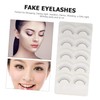 Healeved Realistic Practice Eyelashes for Mannequin 5 Sets Training Lash
