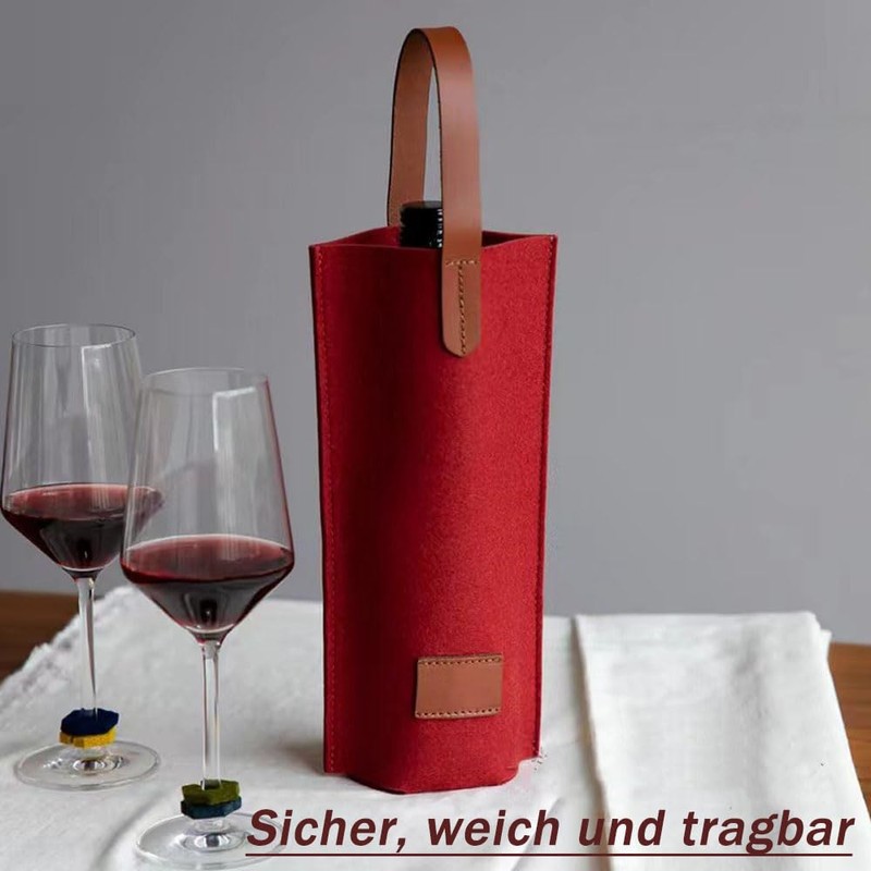 QUEXLAI Wine Bag, yellow, Modern