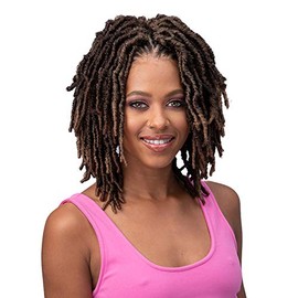 Bobbi Boss Crochet Braids African Roots Braid Collection 2X Nu Locs 8" (SINGLE, 99J)