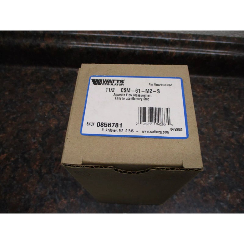 WATTS 0856781 CSM-61- M2 -S 1 1/2" Sweat Flow Measurement