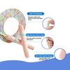 Beaded Jump Rope 2 Pack, ACEONE Segmented Skipping Rope for