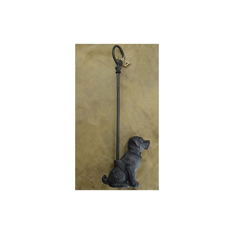Lulu Decor, Fleur De Lis Door Stop with Handle (Antique