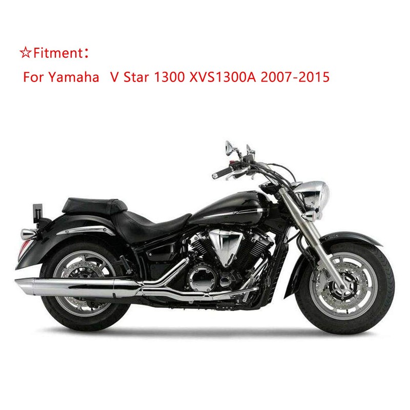 Passanger Backrest Sissy Bar + Luggage Rack for Yamaha V