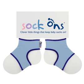 Sock Ons - Clever Little Things That Keep Baby Socks On - 0-6 months - Twin Packs (2 Pairs)