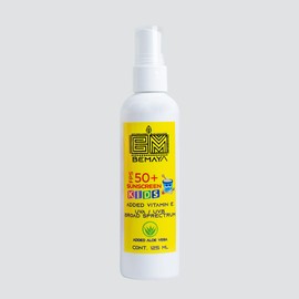 Protector Solar Mineral KIDS FPS 50+ | Bloqueador Infantil Corporal UVA/UVB | Biodegradable | Aloe Vera y Vitamina E | Aroma Tutti Frutti | 125 ml