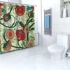 FAIRYGATE B8623 Bath Curtain, Shower Curtain, Anti-Mould, Waterproof Bathroom Curtains,