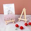 Gjinxi 4 Pack Mini Easel for Display, Small Wood Easels