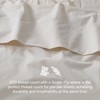 DOZ 100% GOTS Certified Organic Cotton Sheet Set, Crisp Percale