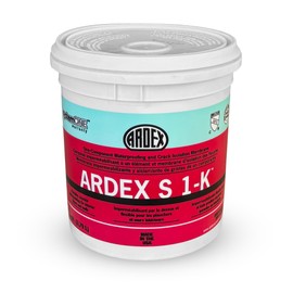 Ardex S 1-K, Single-Component, Flexible, Waterproofing and Crack Isolation, Premixed, Load-Bearing, Liquid Membrane, Compound for Interior Floors and Walls, Flooring Underlayment,1 Gal