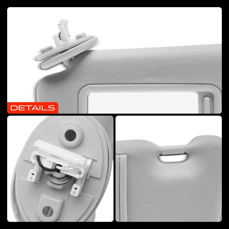 A-Premium Driver & Passenger Sun Visor Compatible with Toyota Venza